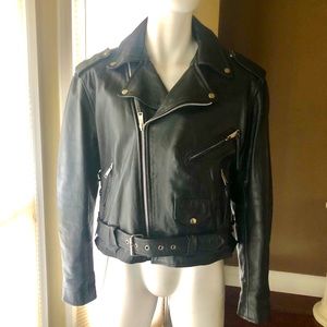 Vintage Biker Leather Jacket